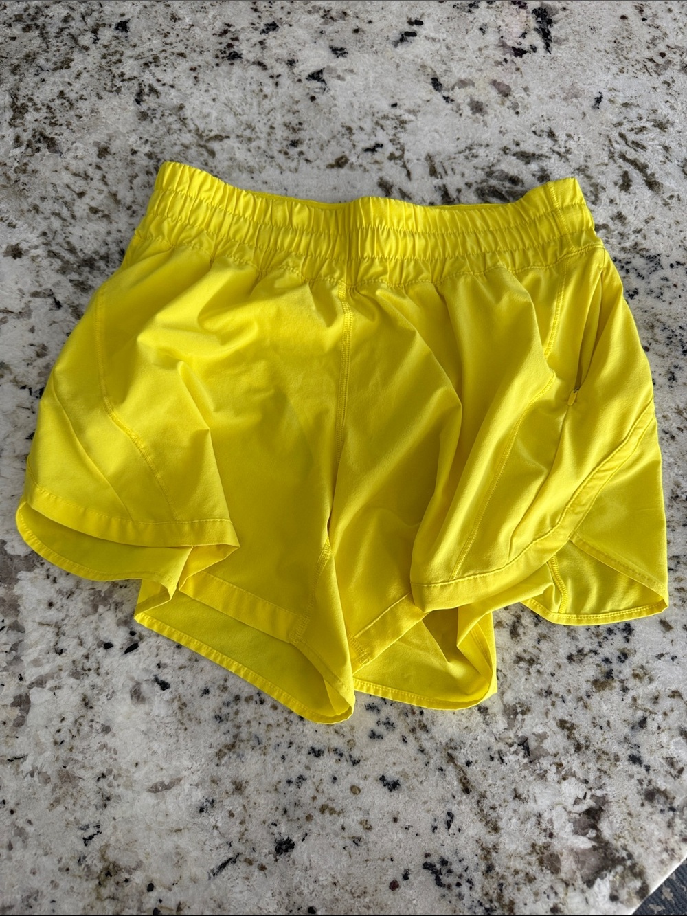 lululemon athletica Yellow Women's Running Shorts